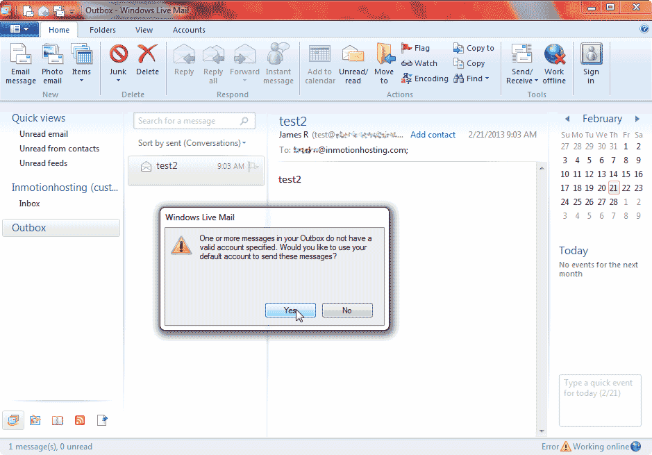 Microsoft Outlook Email Gets Stuck In Outbox Outlook