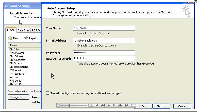 Test Email Autoconfiguration Tool In Outlook 2007