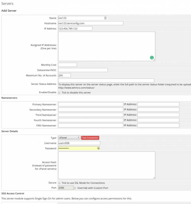 How To Connect Whm To Whmcs Inmotion Hosting