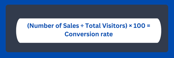 eCommerce Conversion Rate Formula