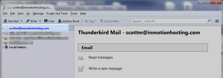 thunderbird email problems receiving