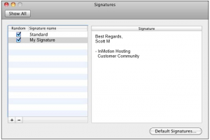 create html email signature outlook mac