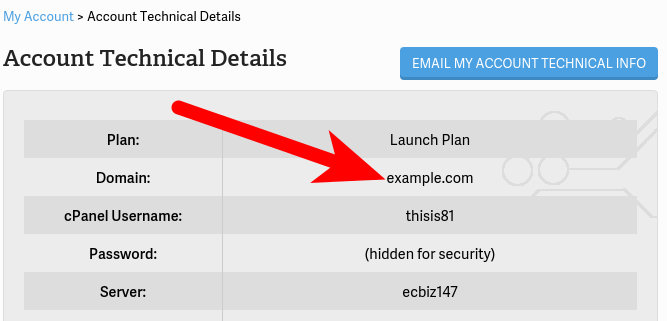 How To Find Your Primary Domain Name InMotion Hosting