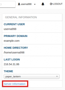 how to find php version in cpanel