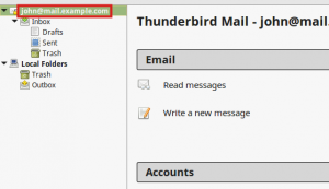 thunderbird account settings