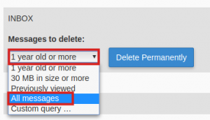 How To Permanently Delete All Email From Webmail | InMotion Hosting