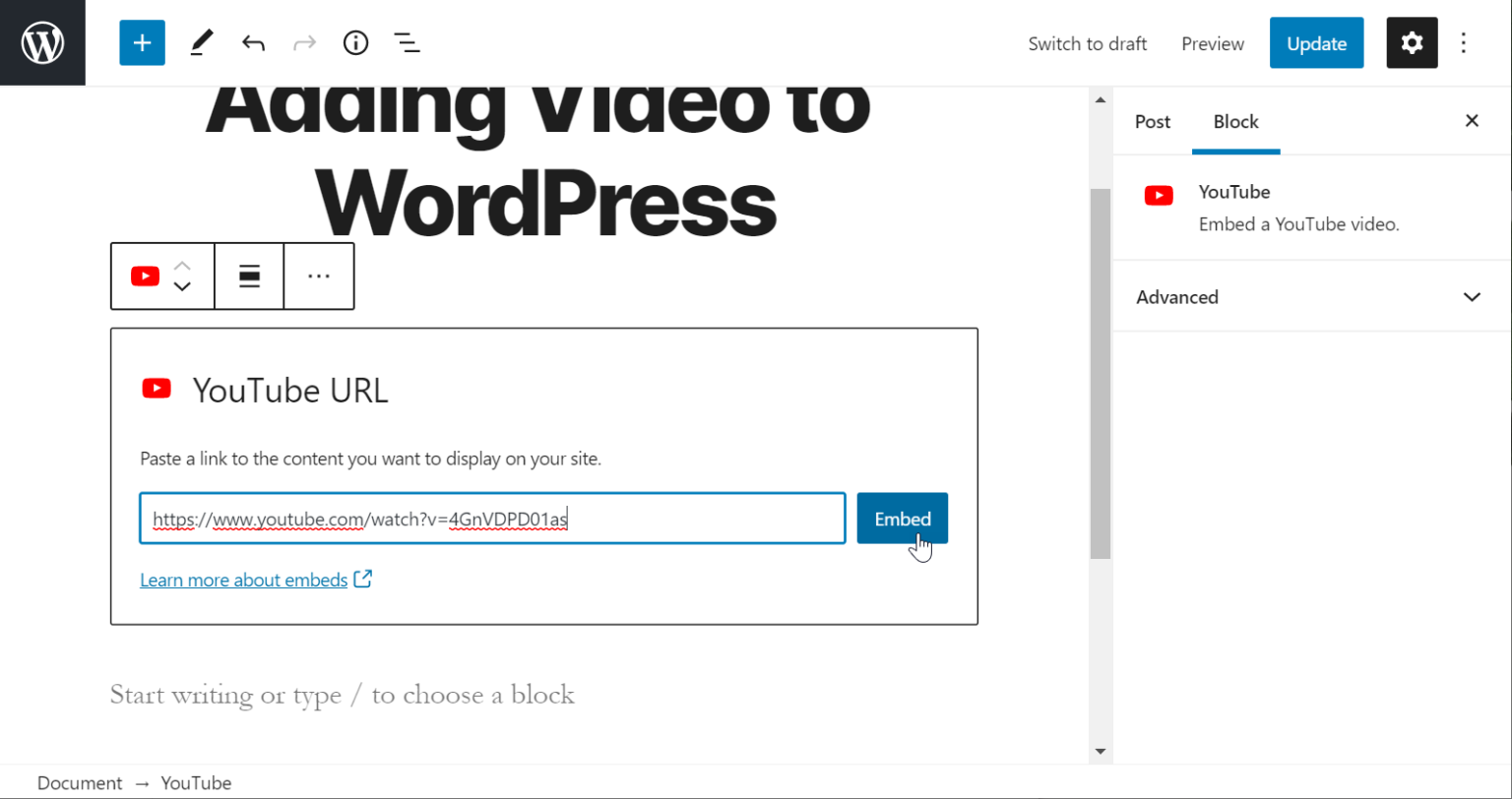 How To Add Videos To WordPress