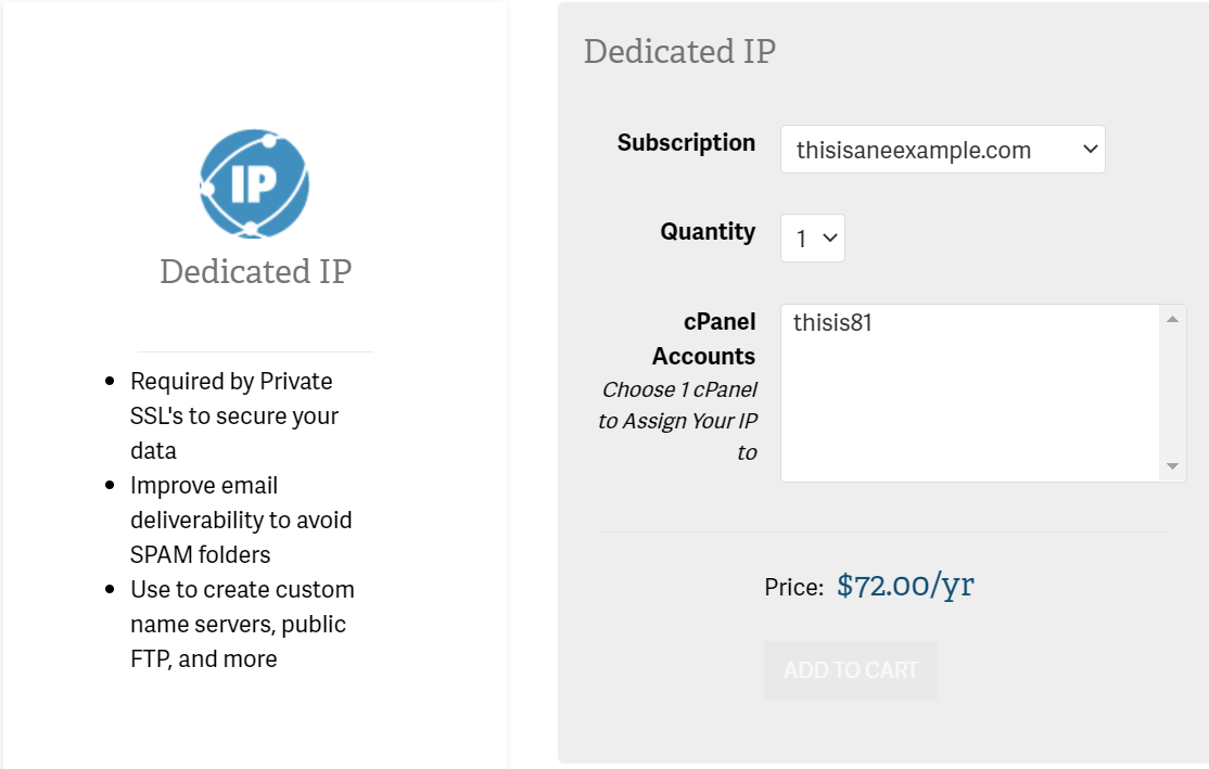 How To Purchase Additional Ip Addresses Inmotion Hosting Support Center