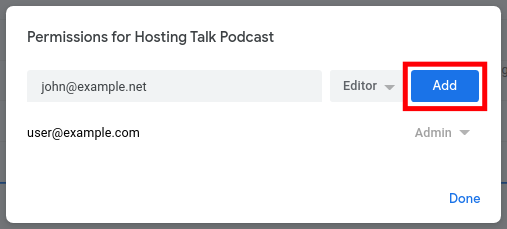 Adding Podcast User Permissions