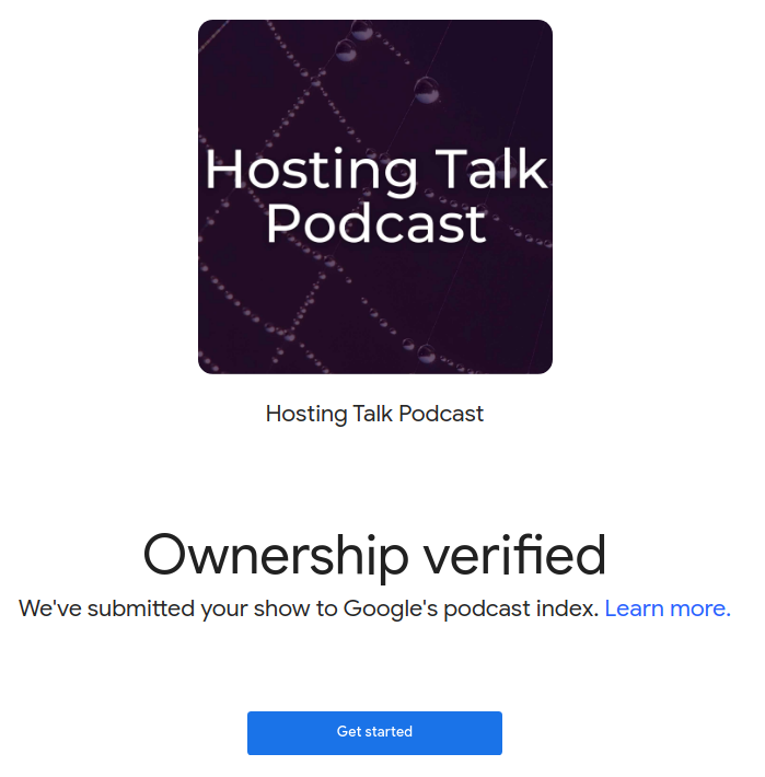 Podcast Ownership Confirmed