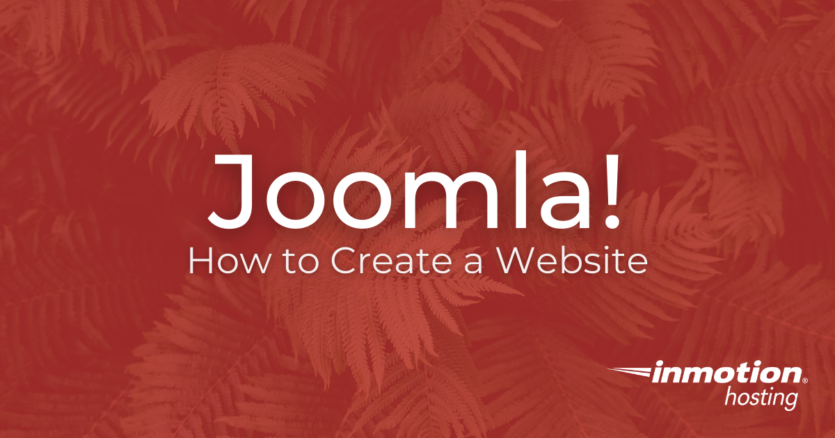 building joomla website