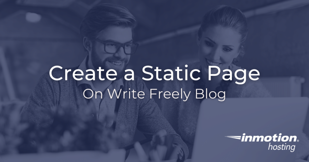 How To Create A Static Page In Write Freely