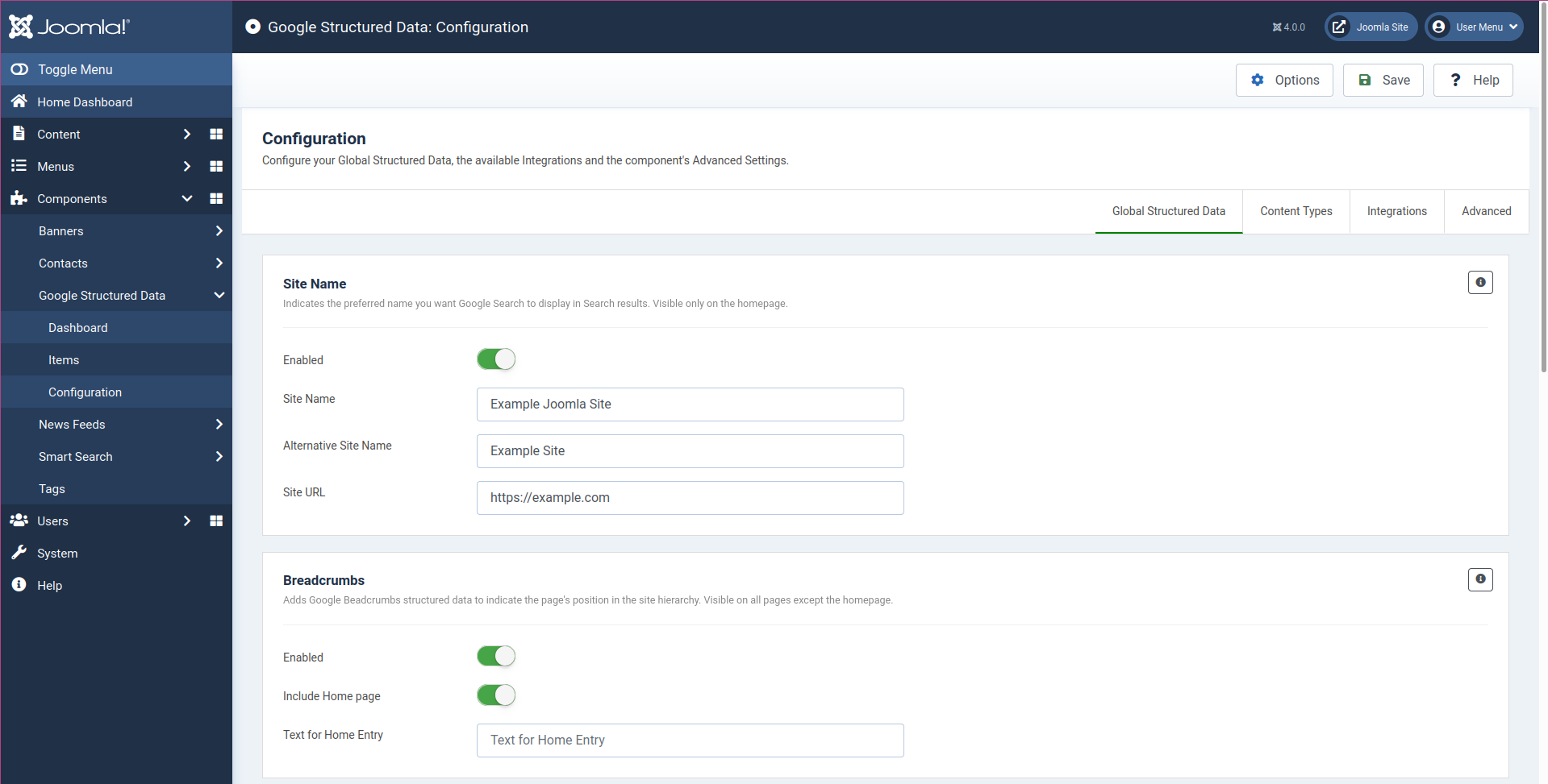 Google Structured Data Joomla Schema Plugin | InMotion Hosting