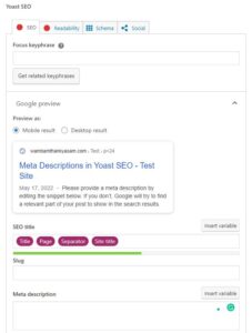 How to Add Meta Descriptions in Yoast SEO | InMotion Hosting