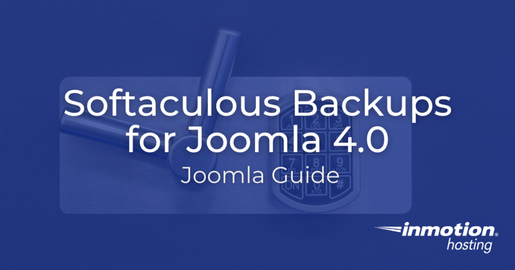 Easy Joomla 4.0 Backups using Softaculous